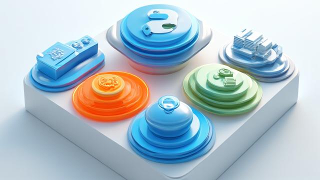 다양한 마이크로 크레덴셜 배지 모음